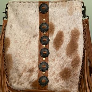 Fringe Cowhide Myra Bag